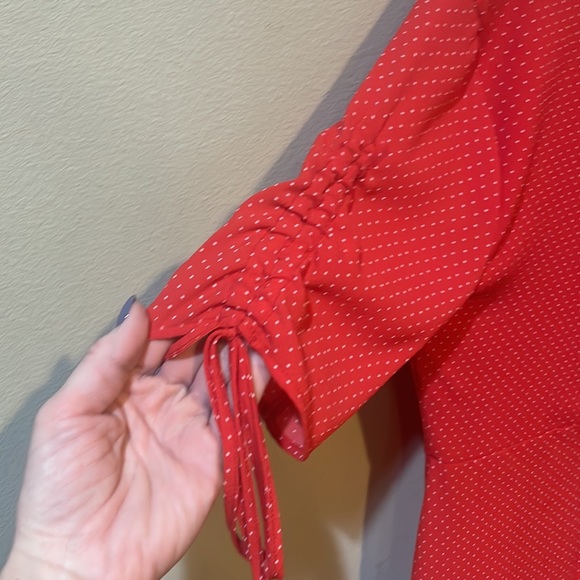 Top shop Red dress with white polka dots - Picture 2 of 5
